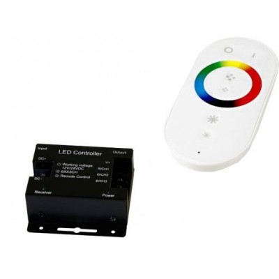 ECOLIGHT Dálkový dotykový bílý pro RGB LED pásky - max 216W