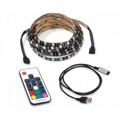 ECOLIGHT LED pásek za TV - 5V - 3m - 60LED/m - 43W - IP20 - RF17