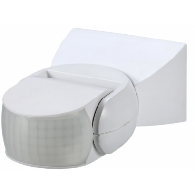 BERGE LED detektor pohybu bílý IP65 180 stupňů 1200W