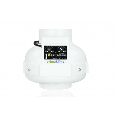 Ventilátor PRIMA KLIMA CTRL 125 - 400m3/h - Ø125mm - regulátor + termostat