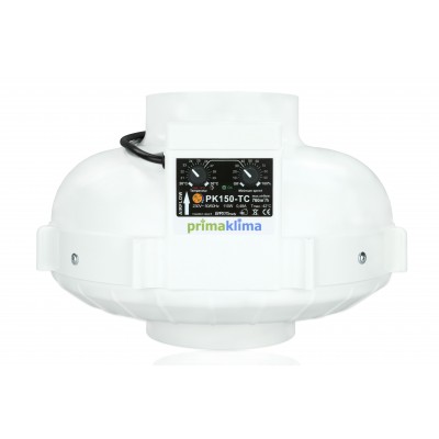 Ventilátor PRIMA KLIMA CTRL 150 - 760m3/h - Ø150mm - regulátor + termostat