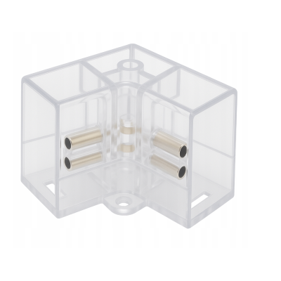 LED rohový konektor C 120° HEXAGON pro šestihranné žárovky