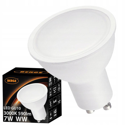 LED žárovka GU10 8W WW teplá bílá 3000K 720lm Energeticky úsporná SMD 2835