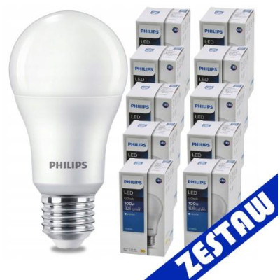 SADA 10 LED žárovek E27 A60 13W 1521lm LEDBulb 4000K