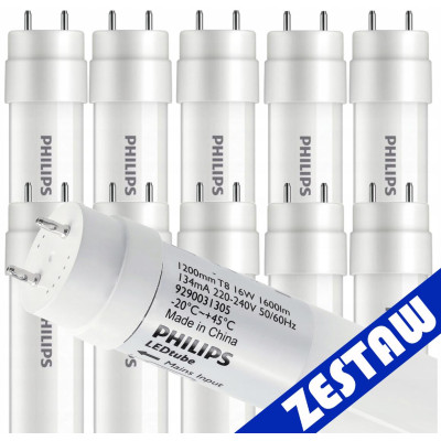 SADA 10x LED trubice 120cm 18W 4000K 1800lm G13 Philips Neutral