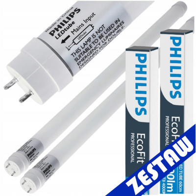 SADA 2x Philips LED trubice 60cm 9W 900lm 4000K 20 000h T8 EcoFit