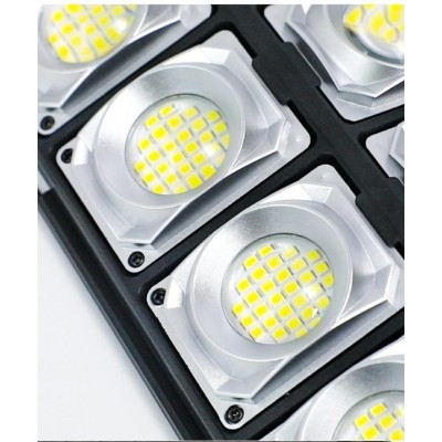 BERGE Pouliční LED solární lampa 150 W - 3000 lm - dálkové ovládání - pohybový senzor