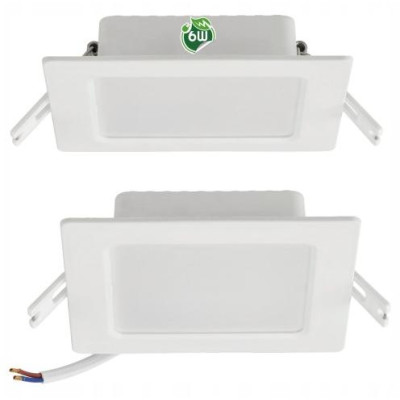 Zapuštěné LED stropní svítidlo 6W 660lm 4000K bílé