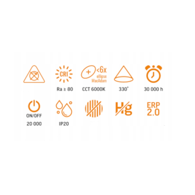 VIDEX LED trubice T8 - 60cm - 10W - studená bílá