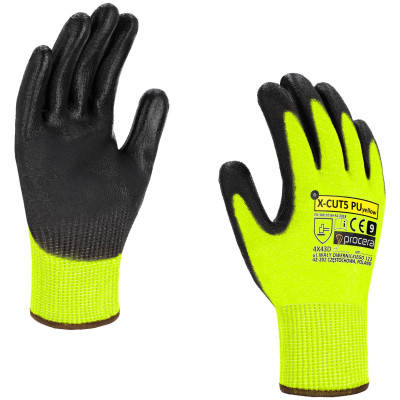 Ochranné rukavice Procera  X-CUT5 PU Yellow