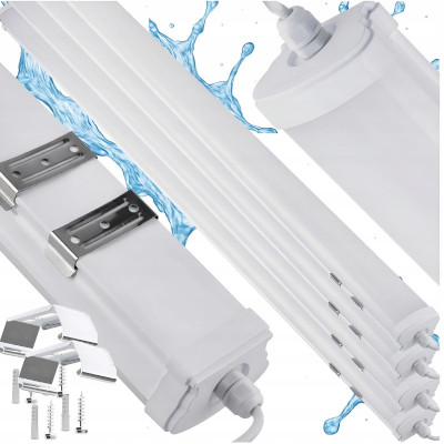 4x LED stropní svítidlo 70W 150cm 7000lm 230v