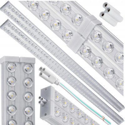 2x LED panelové svítidlo 120 cm 72W 7200 lm 6000k