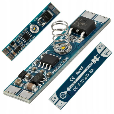 Stmívač pro LED pásky 12/24v 8a zap/vyp