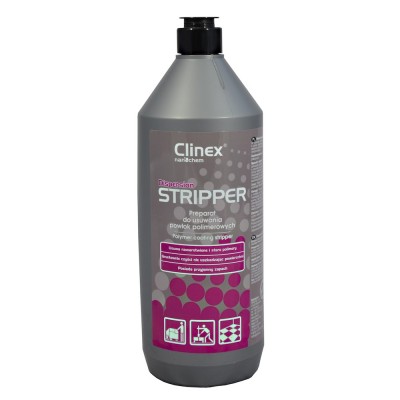 Clinex Dispersion STRIPPER 1l -­ Přípravek vhodný k odstraňování polymerních povlaků, málo pěnivý, velmi efektivní