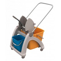 Úklidový vozík Roll-Mop s plastovou konstrukcí - MO2P