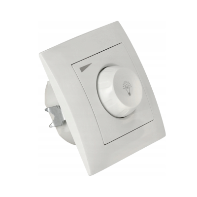 VIPLAST Otočný regulátor jasu LED stmívače pro montáž pod omítku