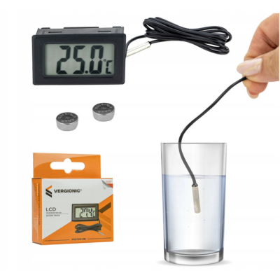 CHINEX Elektronický pokojový teploměr LCD se sondou