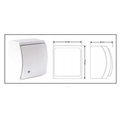 VIPLAST Jednoduchý křížový schodišťový přepínač