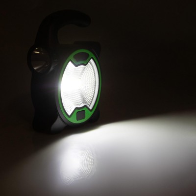CHINEX Dílenská LED lampa na baterie s rukojetí