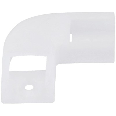 BERGE Rohový konektor bílý pro rohový profil LED