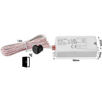 ECO LIGHT Bezkontaktní pohybový senzor s 360° sondou