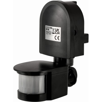 ECO LIGHT Infračervený pohybový senzor IP44 300W černý