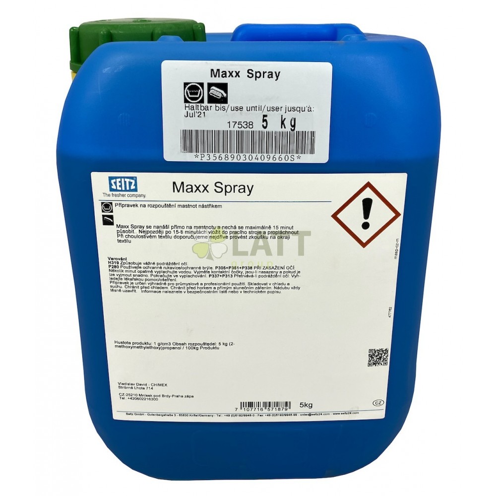 Maxx Spray 5Kg - na rozpouštění mastnot nástřikem
