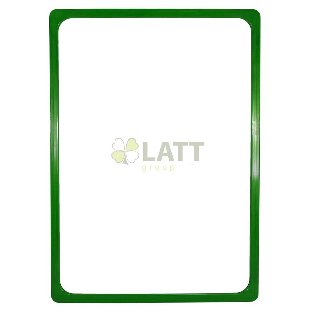 Plastový plakátový rámeček 100, A4, zelená