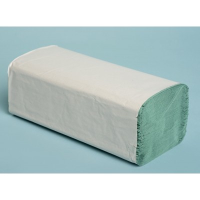 Papírový ručník skládaný 1vrstvý zelený