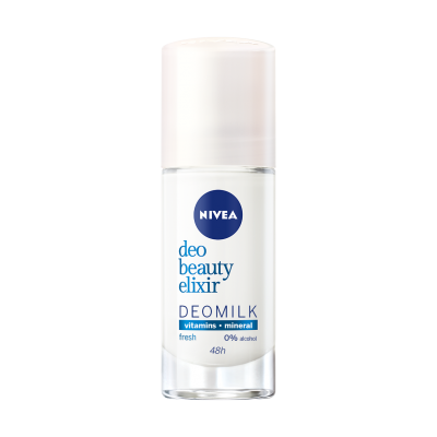 Nivea Deo Beauty Elixir Sensitive Deomilk Kuličkový antiperspirant 40ml