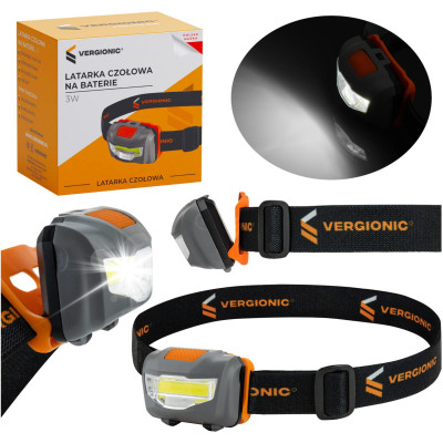 CHINEX LED čelovka s 3W bateriovým napájením