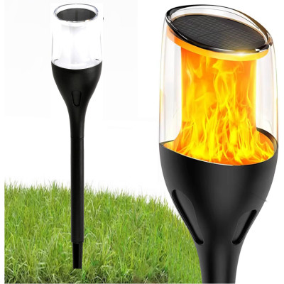 BERGE LED venkovní solární lampa pochodeň - 65cm