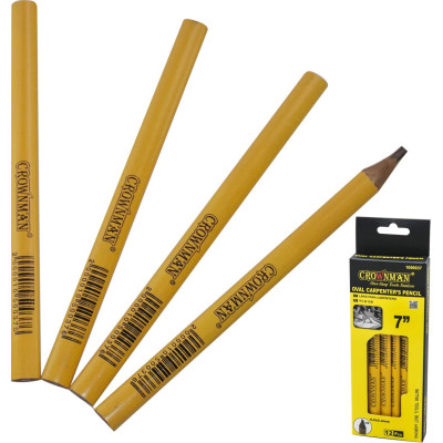 BERGE Stavební tužka 18cm 12 ks