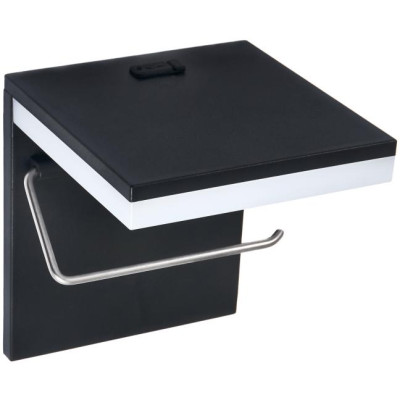 BERGE LED držák na toaletní papír s USB 5W - studená bílá