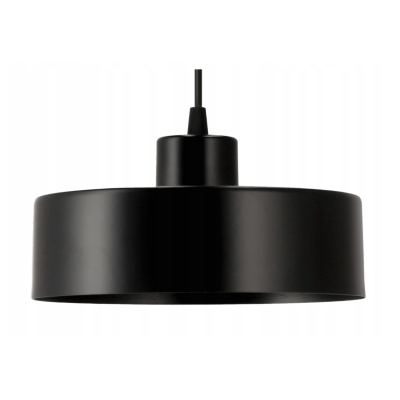 BERGE Stínidlo na lustr, střední hrnek, šířka 20 cm, ČERNÁ