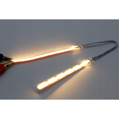 BERGE Konektor pro COB 8mm LED pásky, oboustranný s kabelem