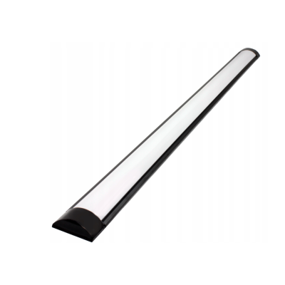 BERGE LED panel - 8W - 30cm - ČERNÁ - neutrální bílá