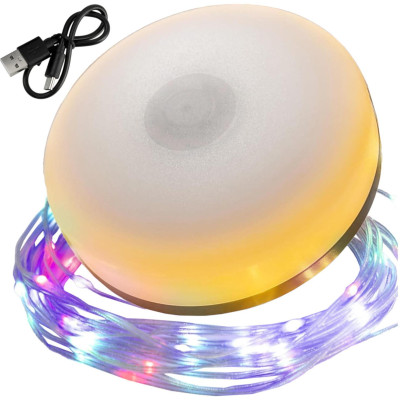 BERGE Kempingová lampa nabíjecí LED girlanda na roli 10m RGB IPX4