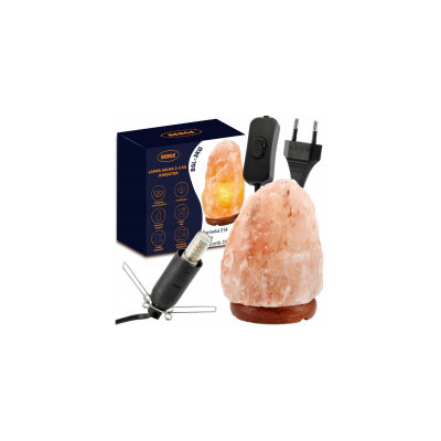 BERGE Solná lampa 2-3kg - Ionizátor / noční lampa