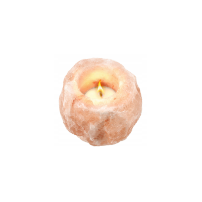 BERGE Solná lampa NATURAL 900g - Ionizátor + svíčka