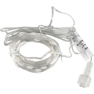 BERGE Světelný řetěz zahradní girlanda 10m 100LED 230V + dálkové ovládání