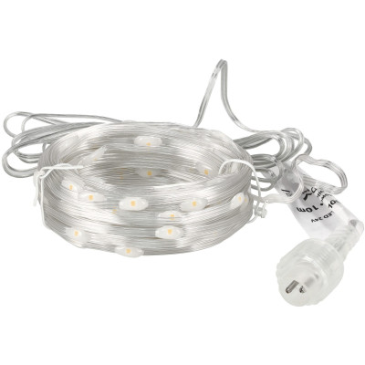 BERGE Světelný řetěz zahradní girlanda 10m 100LED 230V + dálkové ovládání