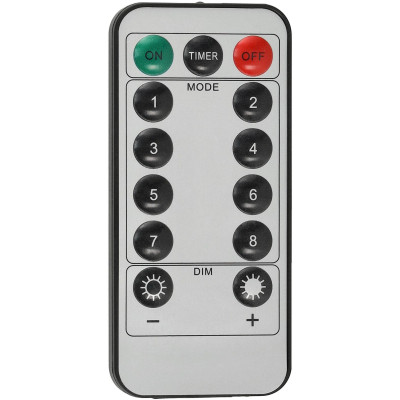 BERGE Světelný řetěz zahradní girlanda 10m 100LED 230V + dálkové ovládání