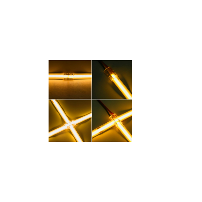 BERGE Univerzální konektor pro COB SMD LED pásek 8mm, hranatý - zacvakávací