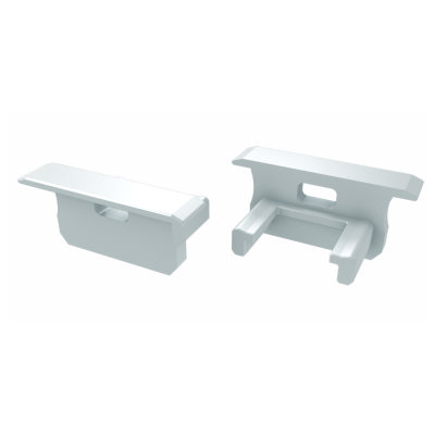 LUMINES Krytka pro profil LED LUMINES B - bílá s otvorem