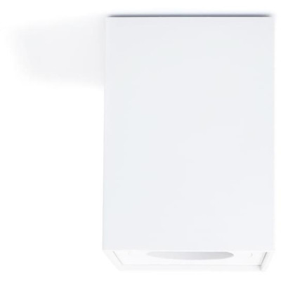 BERGE Podhledové bodové svítidlo OS201-BP nevýklopné - čtverec - bílá matná + patice GU10