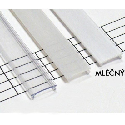 BERGE Mléčný difuzor KLIK pro profil X 1m