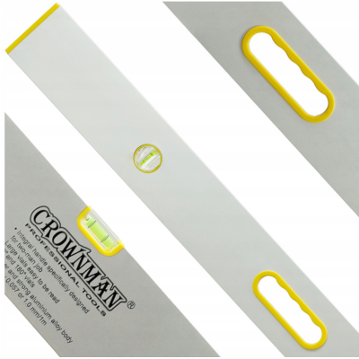 CROWNMAN Hliníková vodováha 1,5m s madly