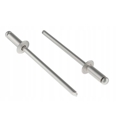 CROWNMAN Hliníkové trhací nýty 3,2x9,5mm sada 50 kusů