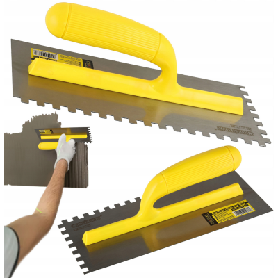 CROWNMAN Omítací stěrka zubová na lepidlo 280 x 125mm